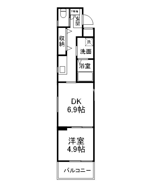 フォーリアライズ京都東寺の間取り