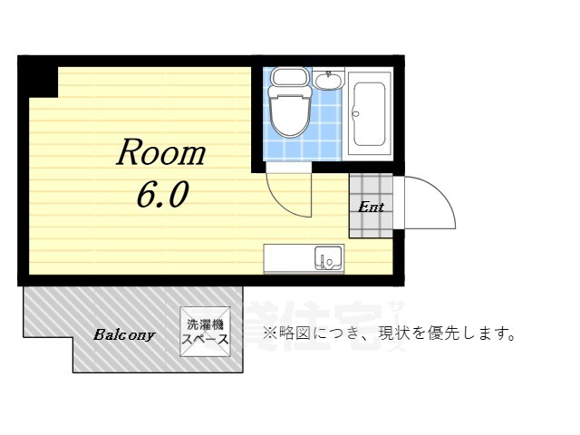 レアレア伝法27番館の間取り