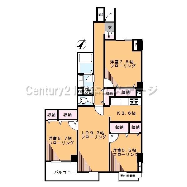 オーロヴェルデ田園調布の間取り