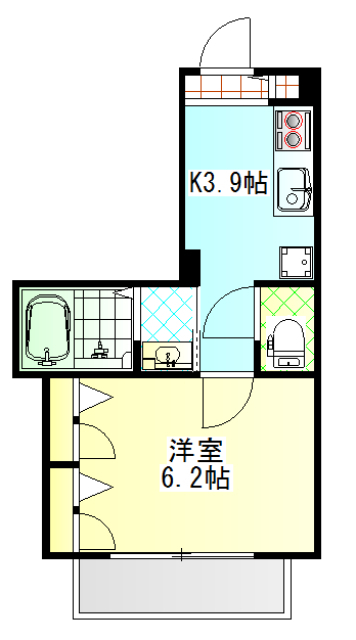 グリーンハイツ城山の間取り