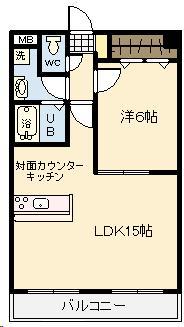 カーサ高千穂通りの間取り