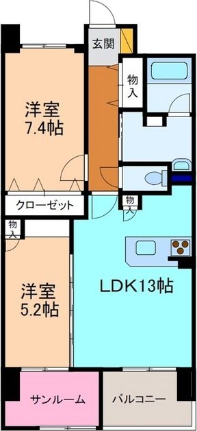 フォレスト金沢西泉の間取り