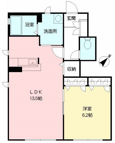 鹿児島市広木のマンションの間取り