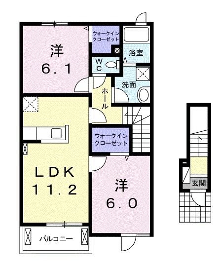 グレイスハーモニーIの間取り