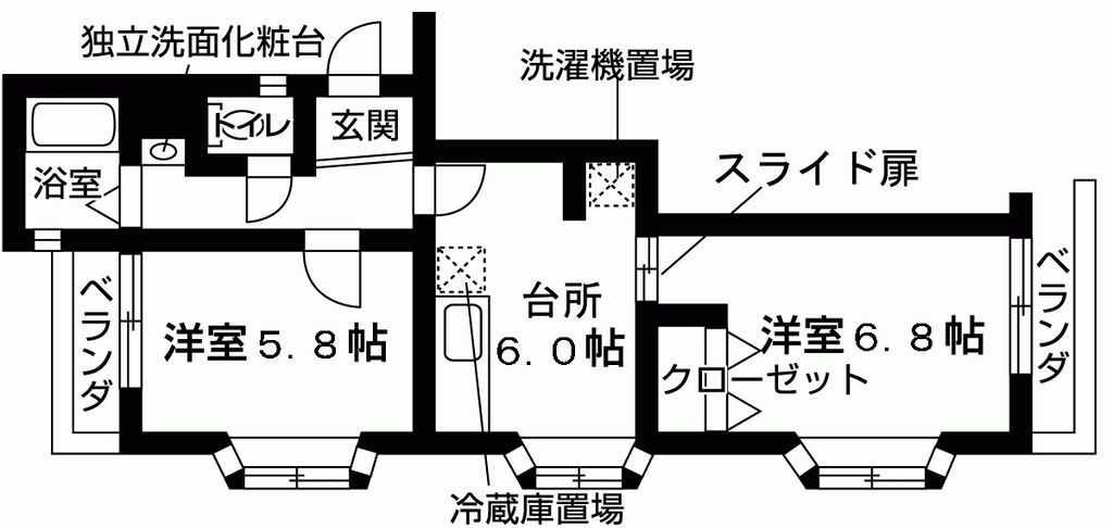 VIPちくさの間取り