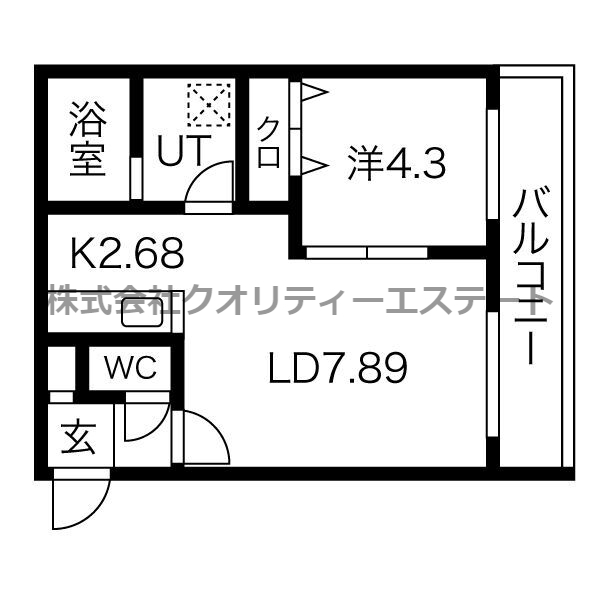 プリヴィエール旭町の間取り