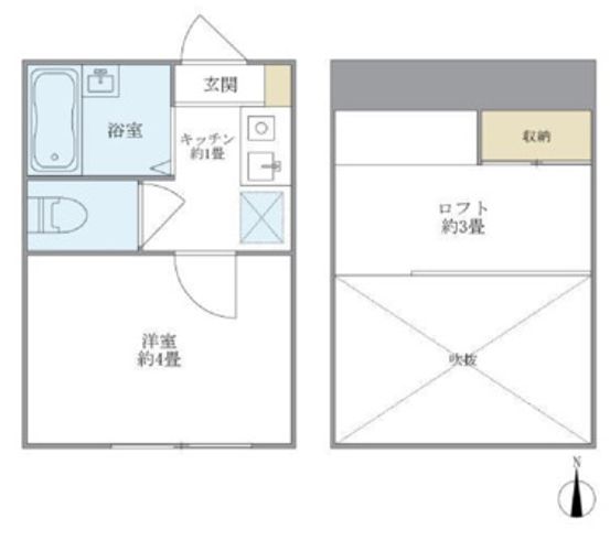 【八景舎高円寺南Aの間取り】