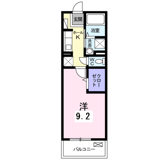 【茨木市上穂積のマンションの間取り】