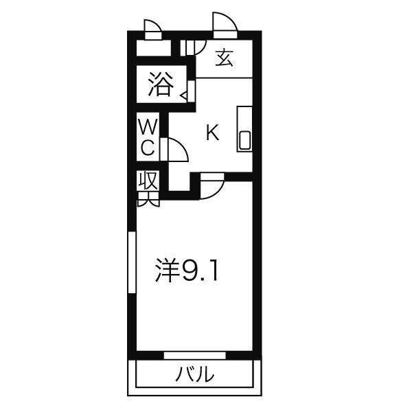 セントラルハイツO.Mの間取り