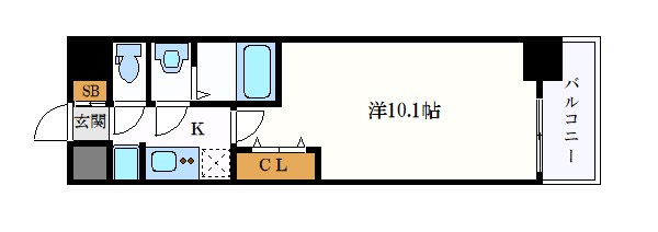 【プレサンス丸の内フォートの間取り】