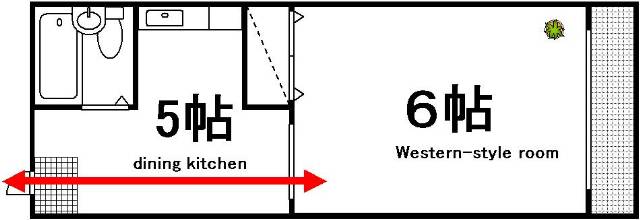 広島市西区打越町のマンションの間取り