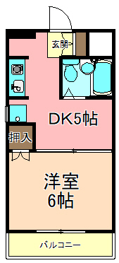 草加市瀬崎のマンションの間取り