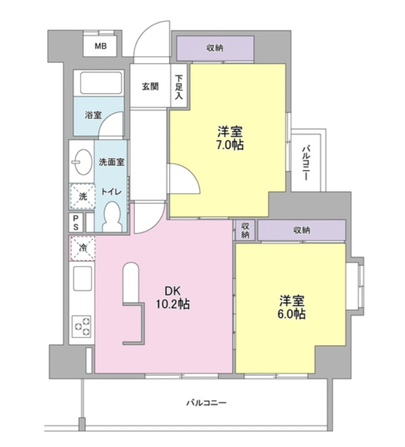 プロスペクト西巣鴨の間取り