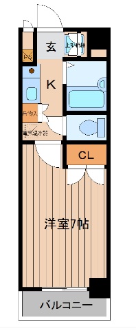 サンシティ北四番丁の間取り