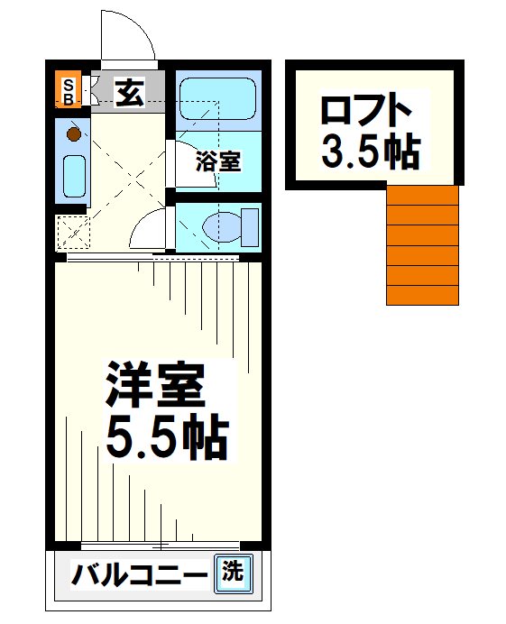 メゾン調布の間取り