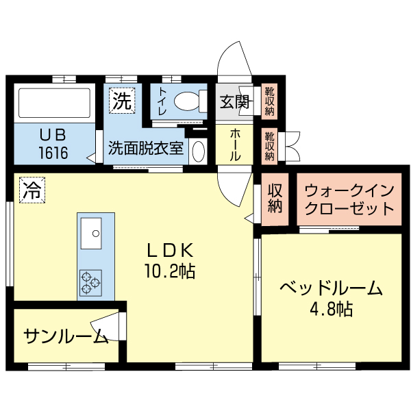 パークライン大手町の間取り