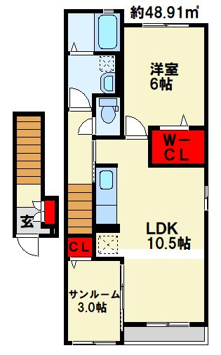 POPORA Vの間取り