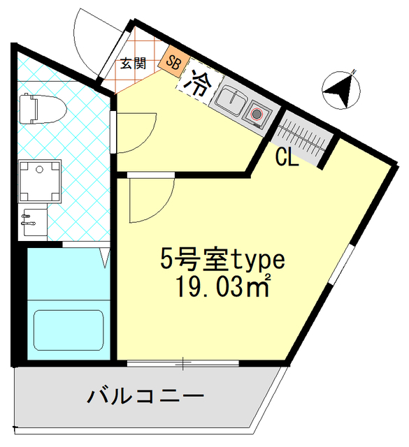 フェリス新子安の間取り