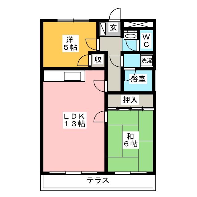 マンションフレンドリーの間取り