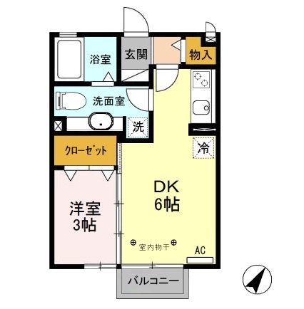 セジュールグリーン雅の間取り