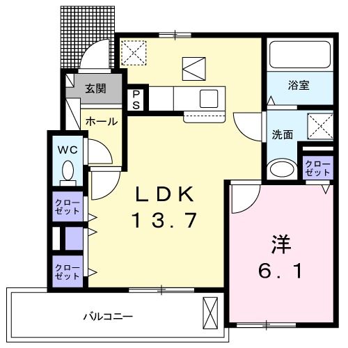 磯城郡三宅町大字上但馬のアパートの間取り