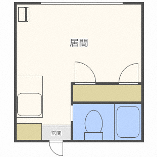 札幌市東区北九条東のマンションの間取り