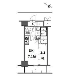 S-RESIDENCE神宮西駅前ascentの間取り