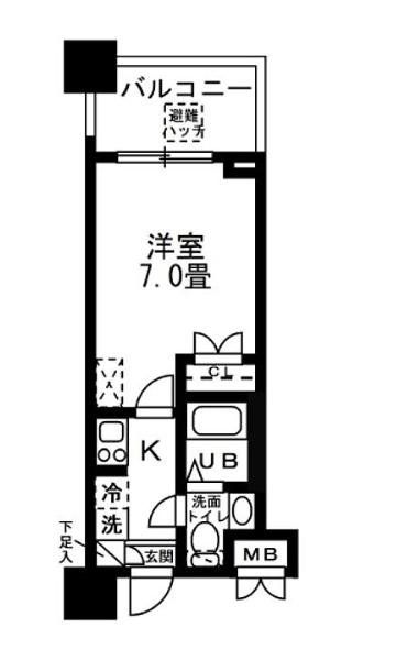 レジディア錦糸町の間取り