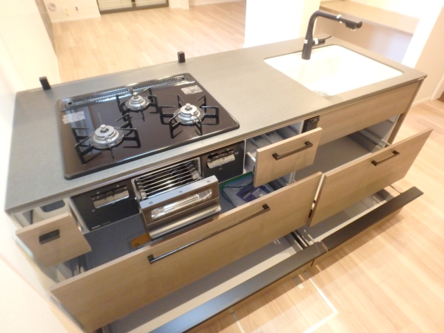 キッチン　[参考]同建築会社ヘーベルメゾンの施工例（現況優先）