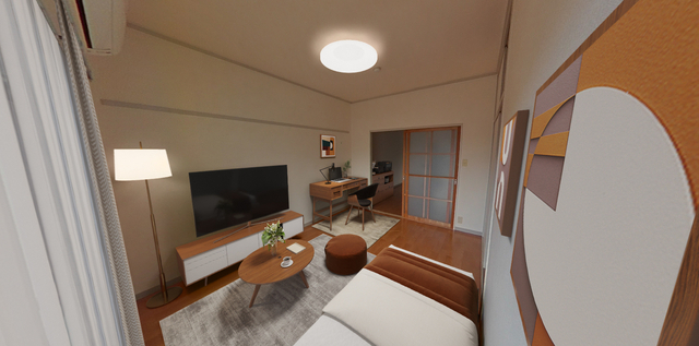 居室・リビング　家具はＣＧです