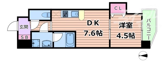 CASSIA新大阪の間取り写真