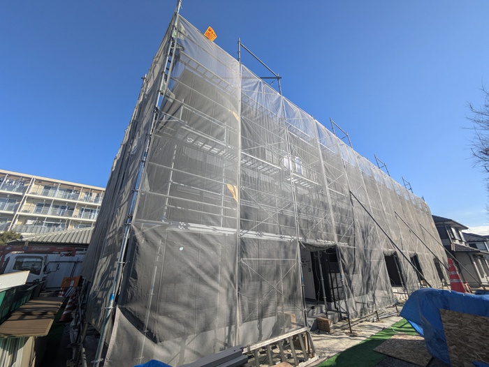 建物外観　建築中