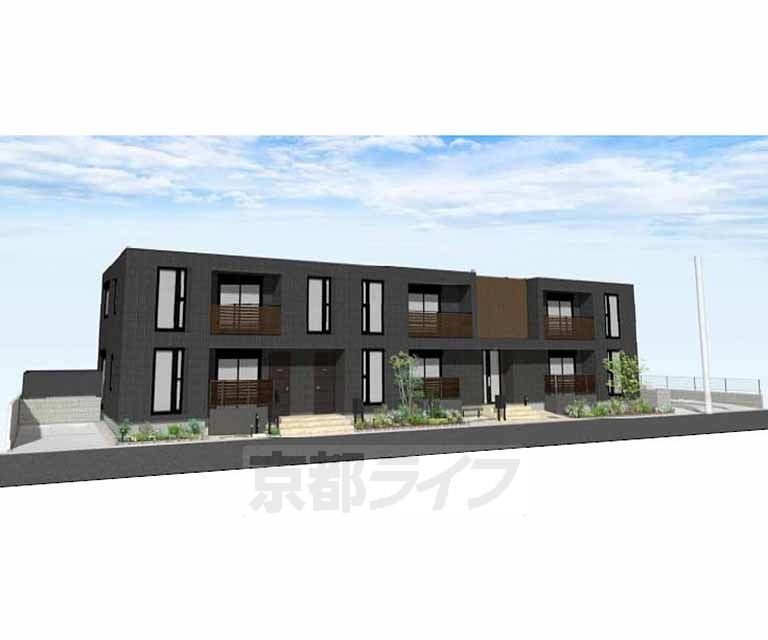 建物外観　予想図、完成予想図（イメージパース）