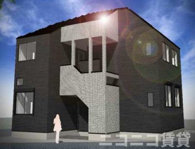 建物外観　建設中のため