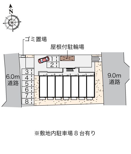 その他　屋根付きの駐輪場です。