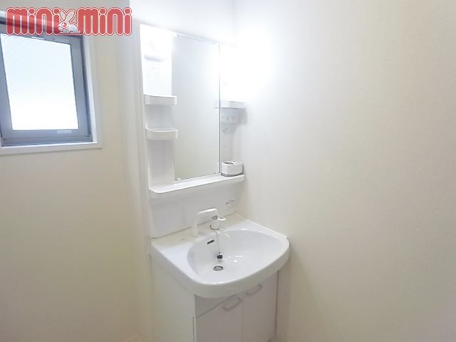 洗面設備　シャンプードレッサー付の洗面台