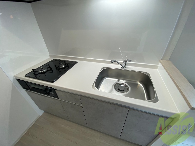 キッチン　システムキッチンなので、すぐお料理に使えます！