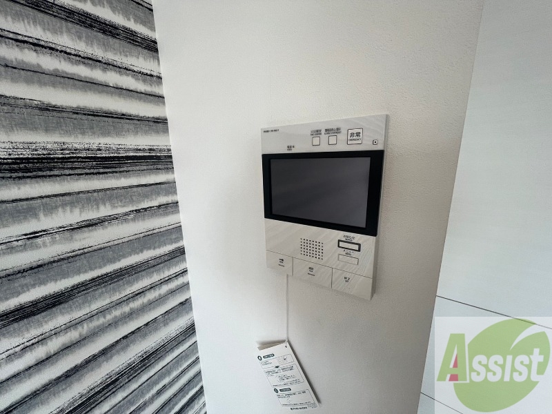 セキュリティ　インターホンは通話ができるので急な訪問があっても安心です。