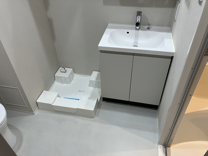 洗面設備　身支度に欠かせない独立洗面台♪