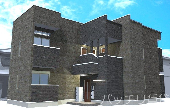 建物外観　建築中の為、イメージパース使用