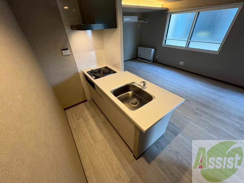 キッチン　システムキッチンなので、すぐお料理に使えます！