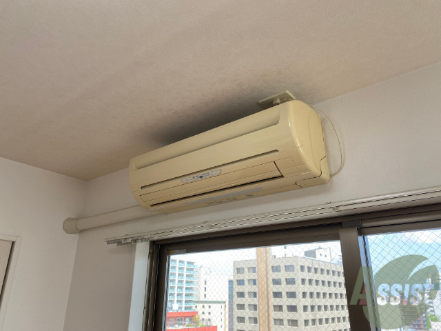 その他設備　ちゃんとエアコンもついているので、安心してくださいね。