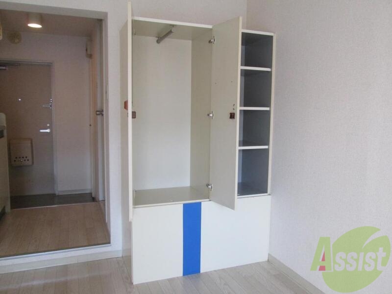 収納　単身の方には十分な大きさの収納です