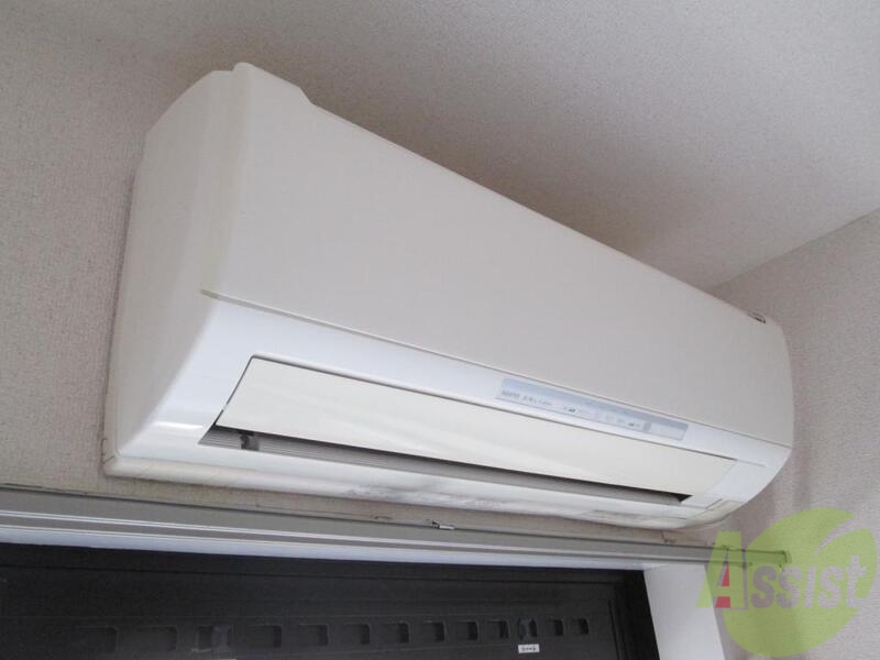 その他設備　新しいエアコン付きでうれしいですね