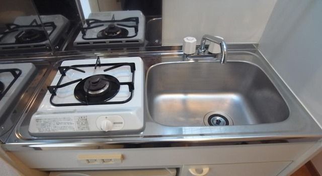 キッチン　１口ガスシステムキッチン