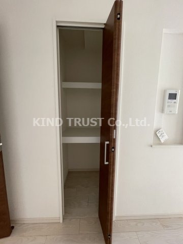 収納　収納のためのスペースです