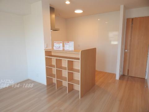 居室・リビング　対面キッチン仕様のLDK（イメージ）