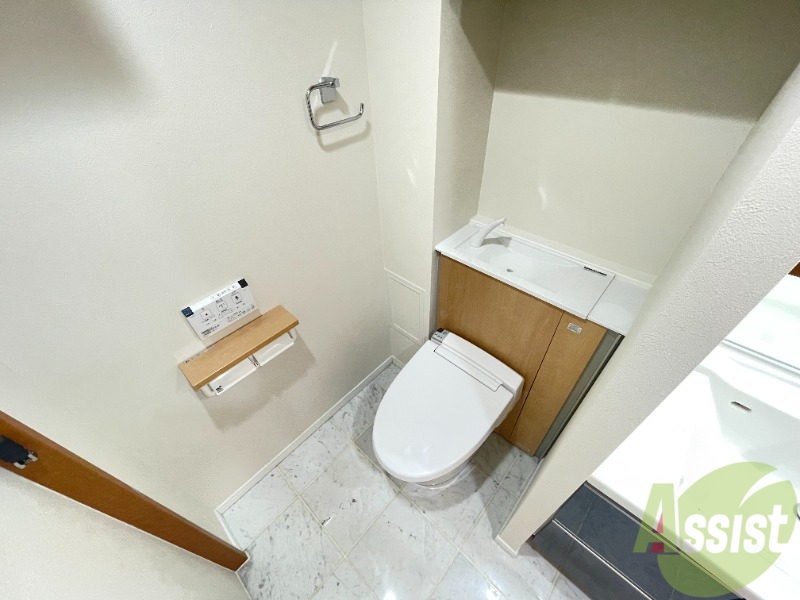 トイレ　快適に使用できる、清潔感にこだわったトイレです。