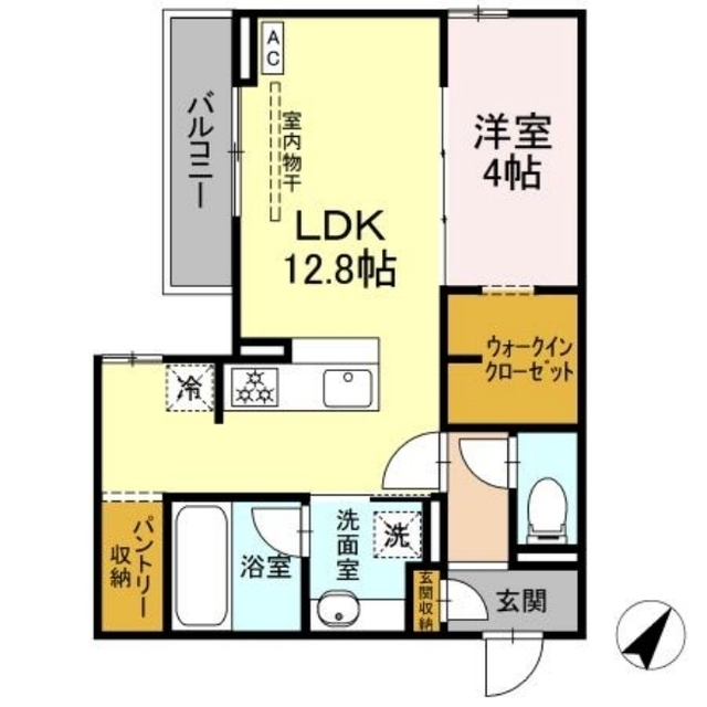 D crest新川Nの間取り写真