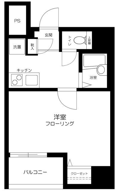 スカイコート文京湯島の間取り写真